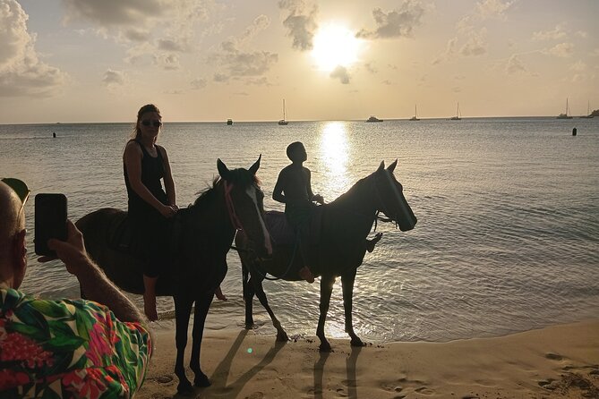 2 Hour Horseback Riding Sunset Tour with Dore's Riding Stable - A Short Look at Gros Islet and a Local Bar