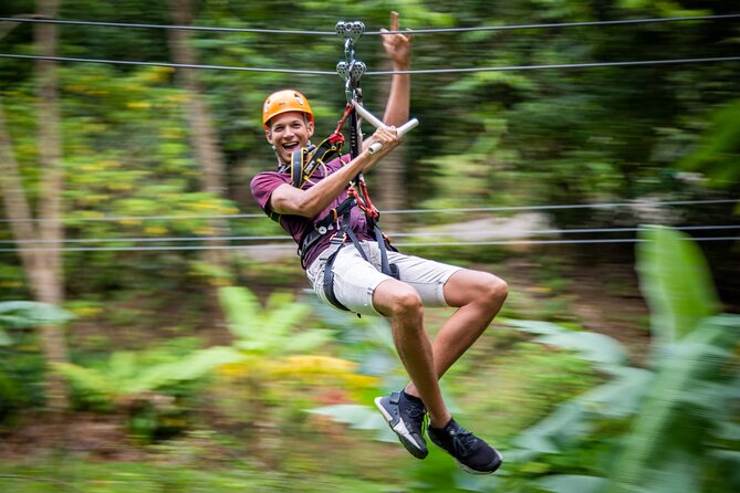 Adrena-Line Zipline, St. Lucia - From platform to platform above the trees