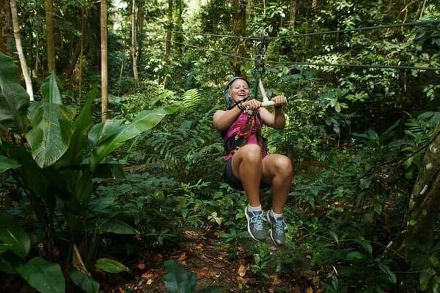 Babonneau/Castries: Rainforest Zip Line, Tram, and Hike Tour - Arriving at Chassin Babonneau