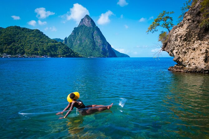 Clear Kayak Drone Photoshoot in St. Lucia - Why the clear kayak changes the photos