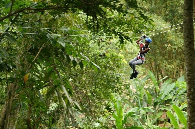 Day of Adventure - Zipline and Hike or Bike - Errard Waterfall gives the day a second purpose