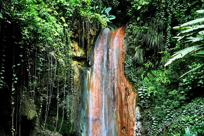 Explore Saint Lucia | Piton | Mud bath | Drive-In Volcano | MGM Tour and Travel - Toraille Waterfall as the post-mud rinse