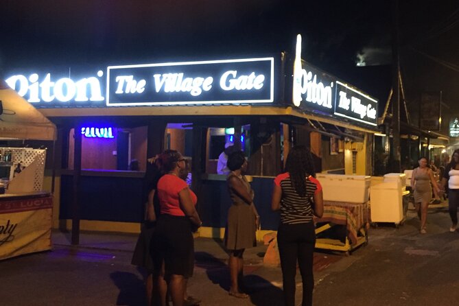 Friday Night Street Party in St. Lucia - Craft stalls, dogs, and rough streets