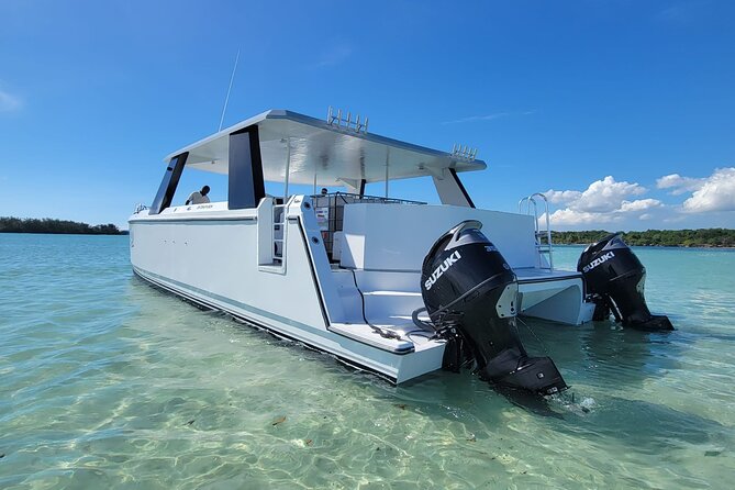 Half Day Private Power Cat Charter - Cruising past Pigeon Island National Park