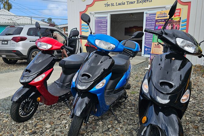 iRide Caribbean 50cc Scooter Rental - A two-wheeled way to see northern St. Lucia