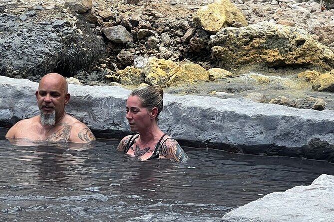Lunch break,Mud Bath,Water Fall & beach break group tour - Canaries offers views rather than a long visit