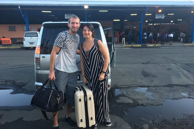 Private Airport Transfer from Hewanorra UVF to St. Lucia Resorts - Finding the green railing at Hewanorra