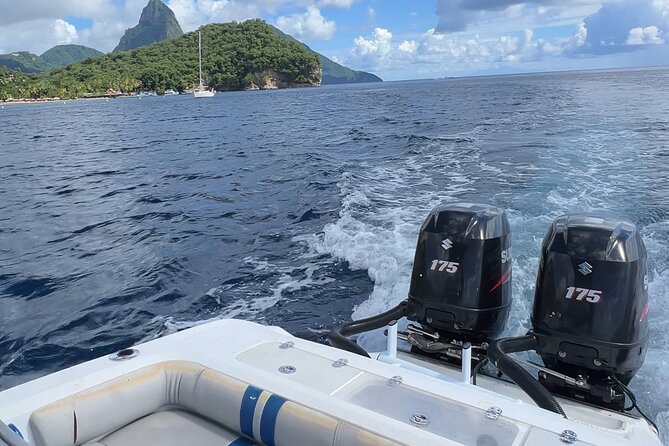 Private Boat Charter St. Lucia, boat tour to Soufriere. Full day - What the private boat experience is really like