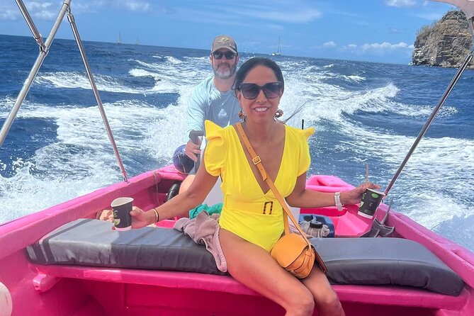 Private Boat Tour:St.Lucia private charter - Natural Bridge Rock, Canaries, and Anse La Raye