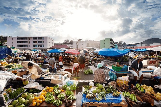 Private Castries or Shopping Tour/Transfers - A meal stop with local suggestions