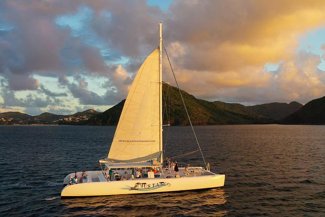Private Catamaran Sunset Cruise from St Lucia for Up to 15 Guests - Key points at a glance