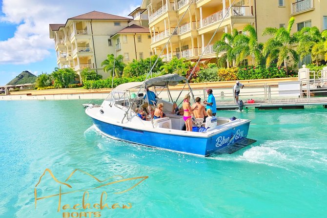 Private Custom Coastal Cruise St. Lucia Full Day - Diamond Waterfalls, a short stop with an extra fee