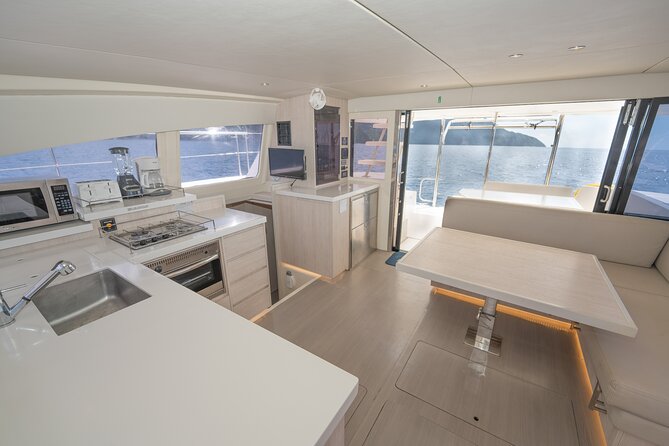 Private Half-Day Luxury Catamaran Experience - Food, drinks, and the crew
