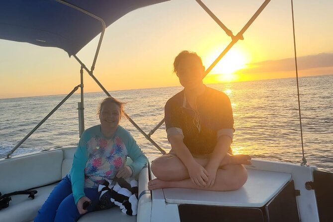 Private Sunset and Snorkel Cruise - Captain Cornel and the First Mate
