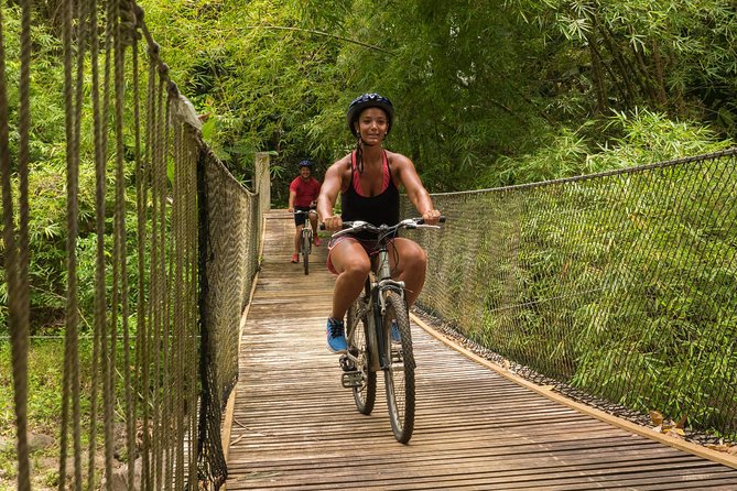 Rainforest Cycling Adventure in St. Lucia - Botanical Gardens, River Trails, and the Wooden Bridge