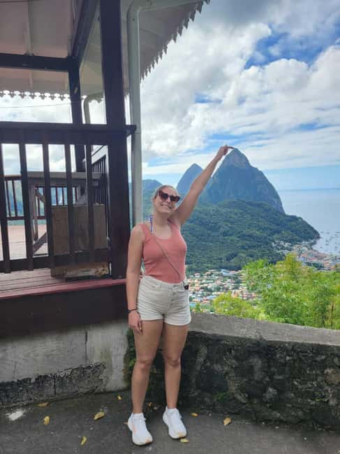 Saint Lucia Island Tour All Inclusive With Lunch - The Pitons mark the turn toward Soufriere
