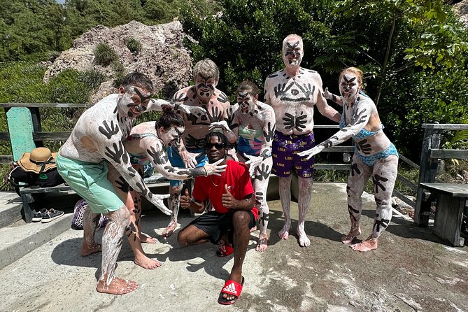 Sea and Land Tour in St. Lucia - Cooling off at Toraille Waterfall
