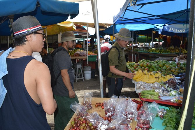 Shopping - St Lucia Got Talent Tour - Morne Fortune: views, craft work, oil, and chocolate