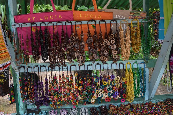 Shopping - St Lucia Got Talent Tour - Castries Market: local crafts and a busy first stop