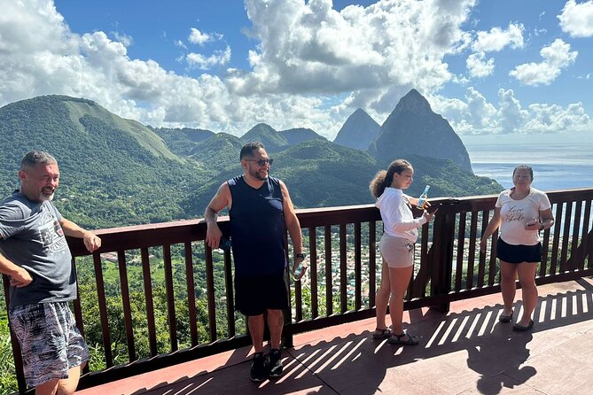 Soufriere Adventure Nature Trail Hike | Waterfall | Mud Baths - Tet Paul Nature Trail and the closer Piton views
