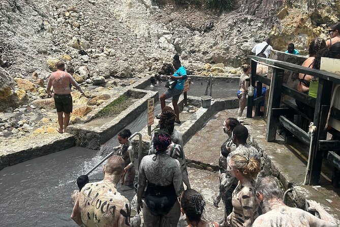 Soufriere Boat Tour Experience - The unnamed harbor and the road toward Soufriere
