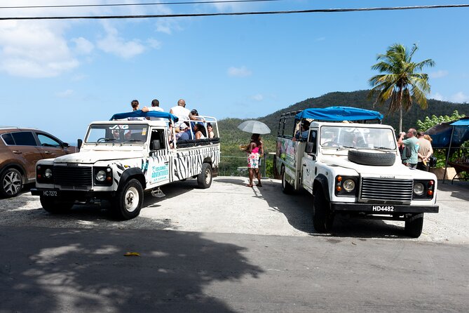 Soufriere Volcano Experience - West-coast scenery and the Pitons viewpoint