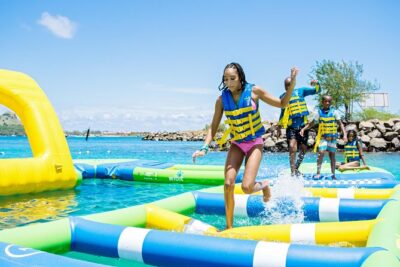 Splash Island Water Park in St Lucia