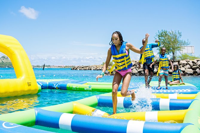 Splash Island Water Park in St Lucia - What happens at the water park