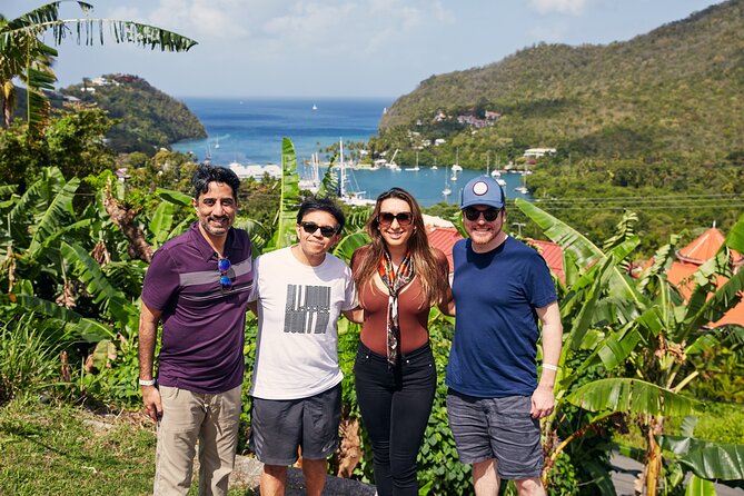 St. Lucia adventure: mud baths, waterfalls, gardens - Marigot Bay brings scenery and local flavor