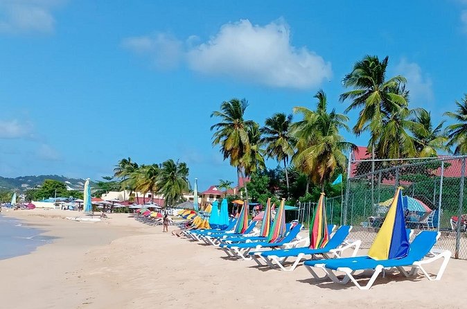 St. Lucia Beach Day with Paradise Beach Comforts & Transportation - Four hours at the beach, without a packed sightseeing schedule