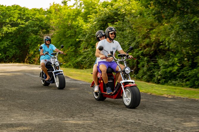 St.Lucia Beaches and Backroads Tour by Electric Big-Wheel Scooter - What this northern St. Lucia ride is really like
