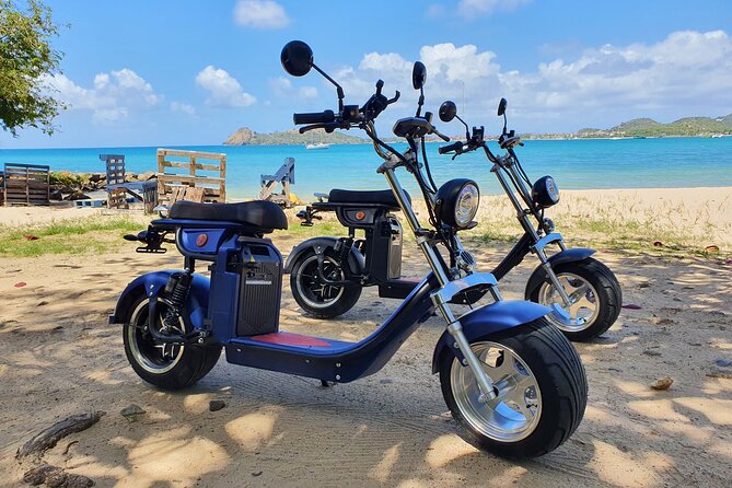 St.Lucia Beaches and Backroads Tour by Electric Big-Wheel Scooter - Cap Estate shows a polished side of the island