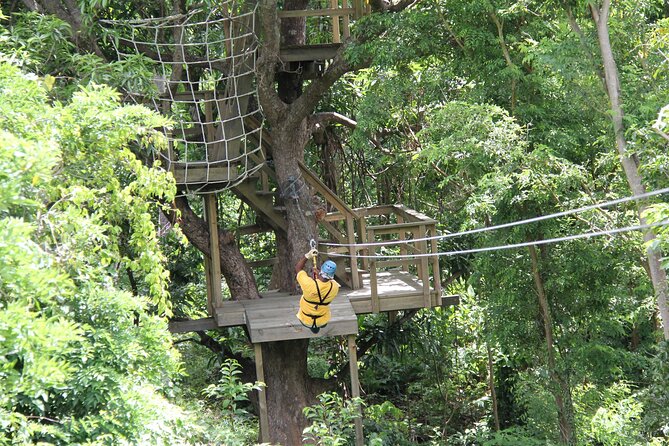 St. Lucia Morne Coubaril Estate Zipline Experience - What to wear for the cables and platforms