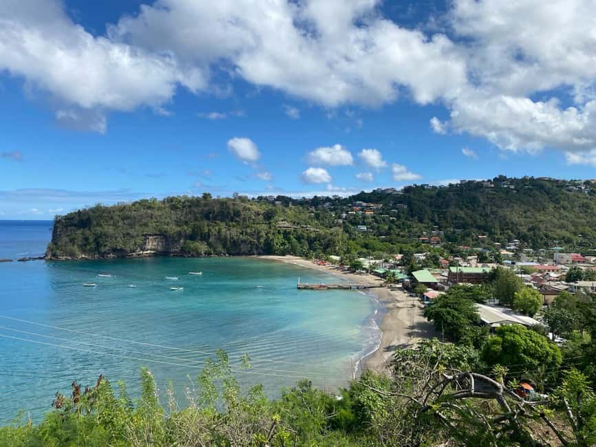 St Lucia: Mud Baths, Waterfall & Tet Paul Trail Tour - The long southern drive from Castries