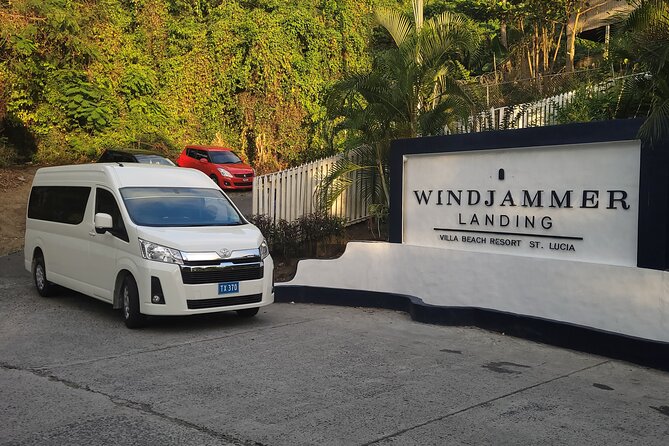 St. Lucia Private Airport Transfers - The route from Hewanorra International Airport