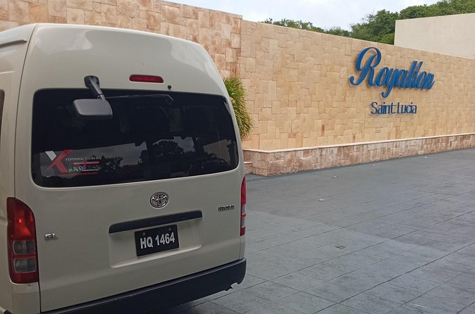 St. Lucia Private Airport Transfers from UVF (GROUPS of 4) - Meeting John and the human side of the service