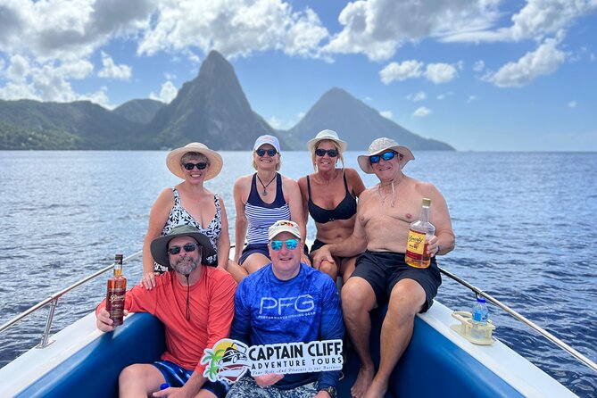 St. Lucia Private Boat to Soufriere:Snorkeling, Sightseeing,Beach - Jalousie Beach and the Sugar Beach stop