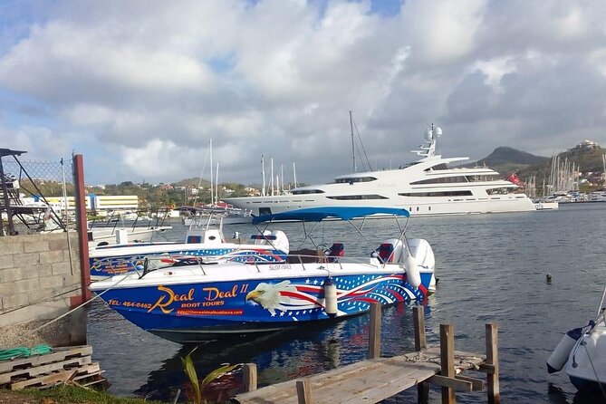 St Lucia Private Boat Tour/Sightseeing/Snorkeling - A look at Anse La Raye’s fishing life