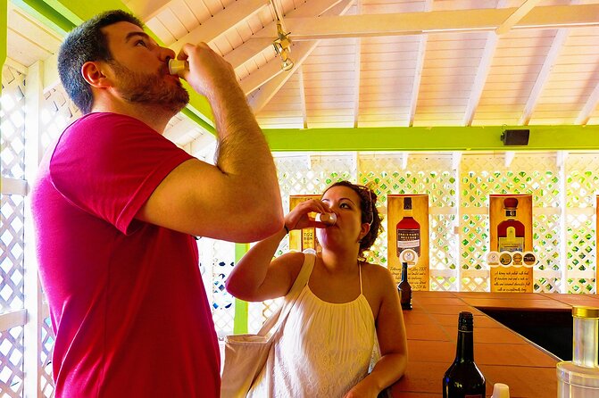 St Lucia Rum Distillery Tour & Mineral Bath Excursion - Lunch beside Soufriere Bay