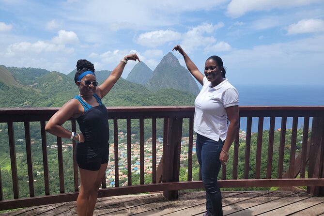 St Lucia Sulphur Springs Drive- in Volcano Tour & Therapeutic Mud baths - Cooling off at Toraille Waterfall