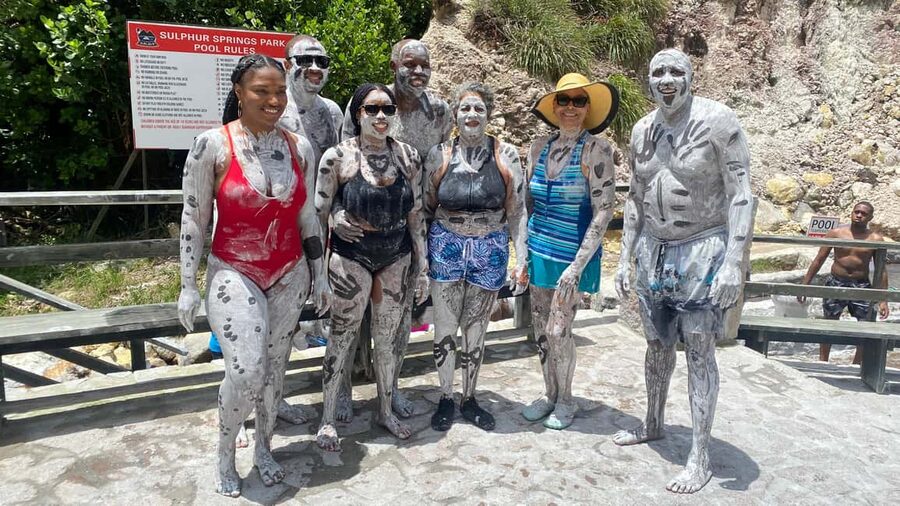 St Lucia Sulphur Springs Drive- in Volcano Tour & Waterfall - The west coast drive from Castries to Marigot Bay