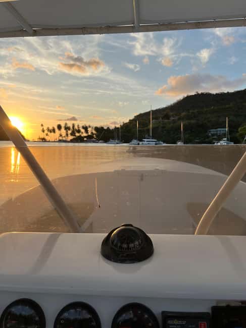 St. Lucia: Sunset Cruise, best way to end a day in paradise - Pigeon Island and the Northern Coast