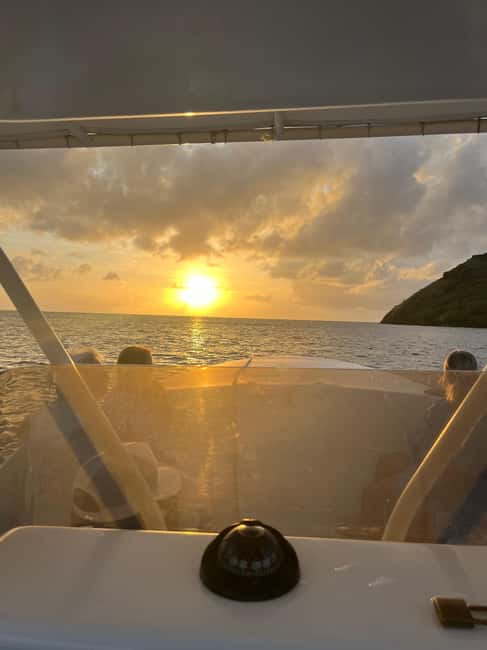 St. Lucia: Sunset Cruise, best way to end a day in paradise - Sunset From the Boat, Not the Beach