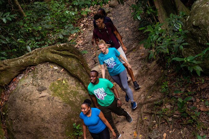 St. Lucia Zip line, Aerial Tram and Hiking tour Ultimate 3 - What happens at the base station