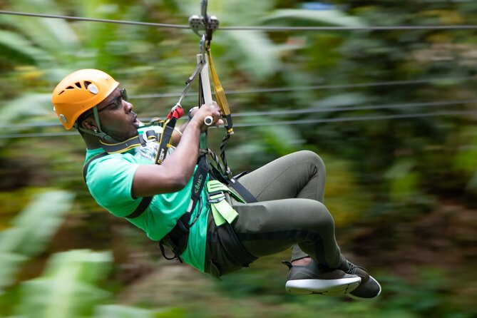 St. Lucia Zip line, Aerial Tram and Hiking tour Ultimate 3 - Eight canopy lines, not a nonstop thrill ride
