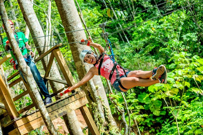 Treetop Zipline Experience From Castries - From Castries to the rainforest course