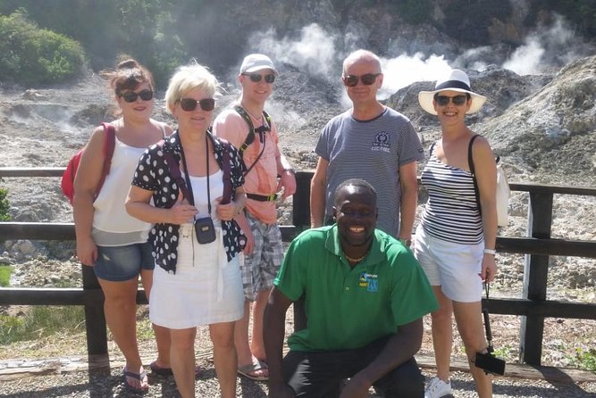 Trip to Soufiere: Volcano, Twin Pitons, Waterfall, Mud Bath & Botanical Garden - A private route from Castries to Soufrière