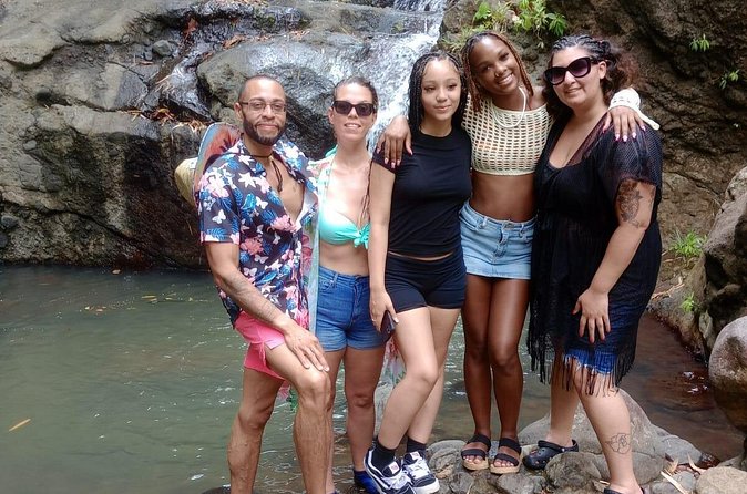Waterfall and Beach Safari in Santa Lucia - Banana country leads toward the rainforest