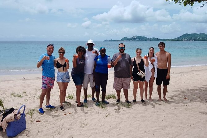 Waterfall and Beach Safari in Santa Lucia - The open-back 4x4 ride from Gros Islet